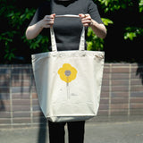 Ichiro Yamaguchi Tote bag L HANA yellow <span> 山口一郎 トートバッグ Lサイズ