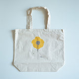Ichiro Yamaguchi Tote bag L HANA yellow <span> 山口一郎 トートバッグ Lサイズ