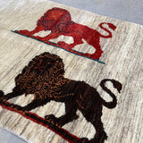 Lion Gabbeh 124×82<span>ライオンギャッベ</span>