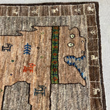 Lion Gabbeh 123×81<span>ライオンギャッベ</span>