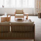 アリアケブレイドソファ2人掛けホワイトオーク背面