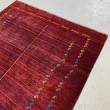 ギャッベ ラグ 158×121cm イラン手織り 一点物