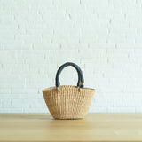 【biga du burkinafaso】西アフリカ・ブルキナファソの手編みかご トート 
約W28cm×D12cm×H29cm
