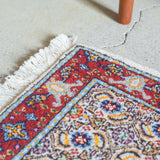 トライバル ラグ 60×40cm イラン手織り 一点物