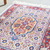 トライバル ラグ 60×40cm イラン手織り 一点物