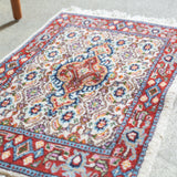 トライバル ラグ 60×40cm イラン手織り 一点物
