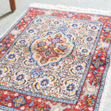トライバル ラグ 60×40cm イラン手織り 一点物