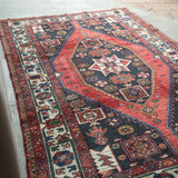 トライバル ラグ 205×135cm イラン手織り 一点物