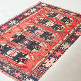 トライバル ラグ 150×100cm イラン手織り 一点物
