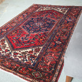 トライバル ラグ 190×130cm イラン手織り 一点物