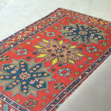 トライバル ラグ 165×110cm イラン手織り 一点物