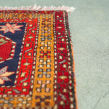 トライバル ラグ 105×62cm イラン手織り 一点物