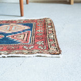 トライバル ラグ 105×60cm イラン手織り 一点物