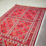 トライバル ラグ 140×95cm イラン手織り 一点物