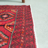 トライバル ラグ 195×105cm イラン手織り 一点物