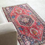 トライバル ラグ 150×70cm イラン手織り 一点物