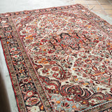 トライバル ラグ 215×150cm イラン手織り 一点物