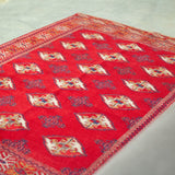 トライバル ラグ 140×115cm イラン手織り 一点物