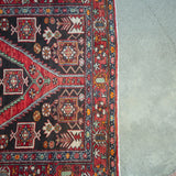 トライバル ラグ 230×135cm イラン手織り 一点物