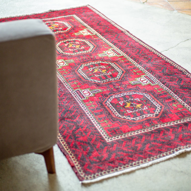 Tribal Rug 200×95cm 手織りトライバルラグ バルーチ | G.E.M ONLINE