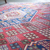 トライバル ラグ 200×135cm イラン手織り 一点物