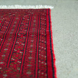トライバル ラグ 130×64cm イラン手織り 一点物
