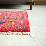 トライバル ラグ 136×74cm イラン手織り 一点物