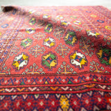 トライバル ラグ 136×74cm イラン手織り 一点物