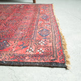 トライバル ラグ 210×110cm イラン手織り 一点物