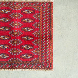 トライバル ラグ 104×50cm イラン手織り 一点物