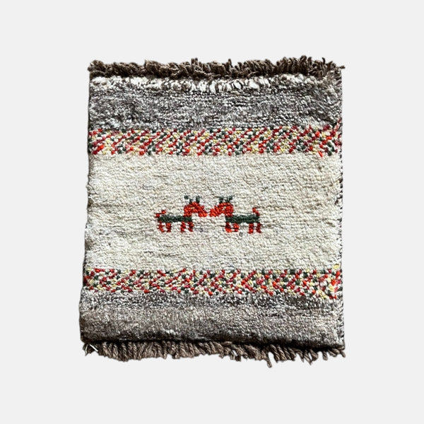 Mini Gabbeh 37×36<span>ミニギャッベ 25040012