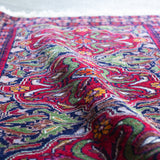 トライバル ラグ 131×79cm イラン手織り 一点物