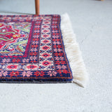 トライバル ラグ 131×79cm イラン手織り 一点物