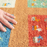 ギャッベ ラグ 85×59cm イラン手織り 一点物