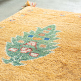 ギャッベ ラグ 92×60cm イラン手織り 一点物
