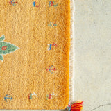 ギャッベ ラグ 92×60cm イラン手織り 一点物
