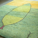 ギャッベ ラグ 128×80cm イラン手織り 一点物