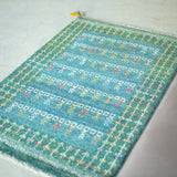 ギャッベ ラグ 127×80cm イラン手織り 一点物