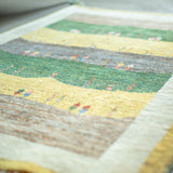 ギャッベ ラグ 125×85cm イラン手織り 一点物