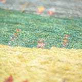 ギャッベ ラグ 125×85cm イラン手織り 一点物