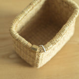 【biga du burkinafaso】西アフリカ・ブルキナファソの手編みかご トフ no handle 約W20cm×D13.5cm×H13cm