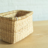 【biga du burkinafaso】西アフリカ・ブルキナファソの手編みかご トフ no handle 約W20cm×D13.5cm×H13cm