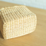 【biga du burkinafaso】西アフリカ・ブルキナファソの手編みかご トフ no handle 約W20cm×D13.5cm×H13cm