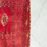 トライバル ラグ 125×96cm イラン手織り 一点物