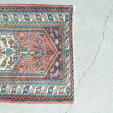 トライバル ラグ 100×62cm イラン手織り 一点物