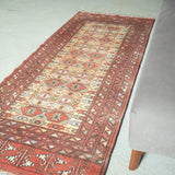 トライバル ラグ 200×85cm イラン手織り 一点物