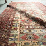トライバル ラグ 200×85cm イラン手織り 一点物