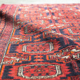 トライバル ラグ 140×75cm イラン手織り 一点物