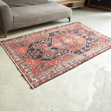トライバル ラグ 212×134cm イラン手織り 一点物