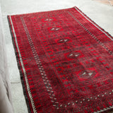 トライバル ラグ 160×100cm イラン手織り 一点物